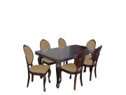 Rozkładany stół z 6 krzesłami - RK041