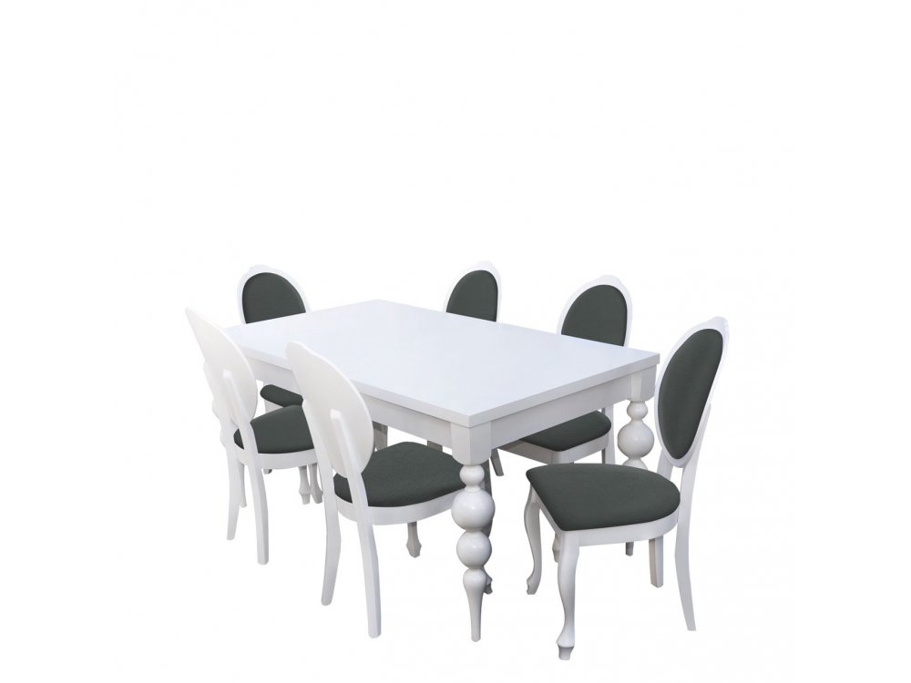 Stylowy stół z 6 krzesłami RK040 Stylowy stół z 6 krzesłami RK040