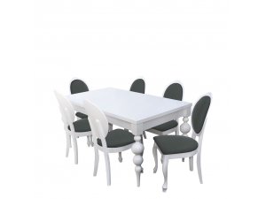 Stylowy stół z 6 krzesłami RK040 Stylowy stół z 6 krzesłami RK040