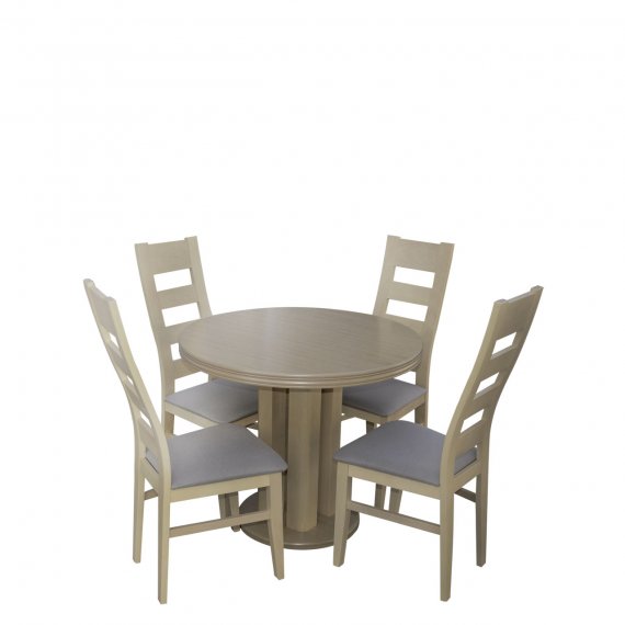 Stół i 4 krzesła nowoczesne - RK038