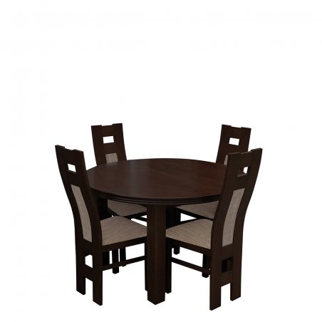 Zestaw stół i 4 krzesła do jadalni - RK036