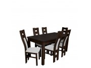 Stół rozkładany z 6 krzesłami - RK018