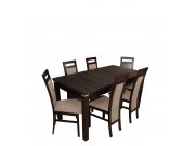 Stół i krzesła dla 6 osób - RK025
