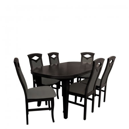 Stół i krzesła do jadalni - RK004