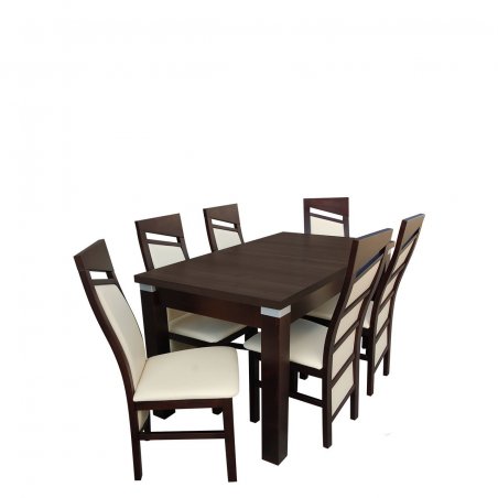 Stół z krzesłami dla 6 osób - RK048