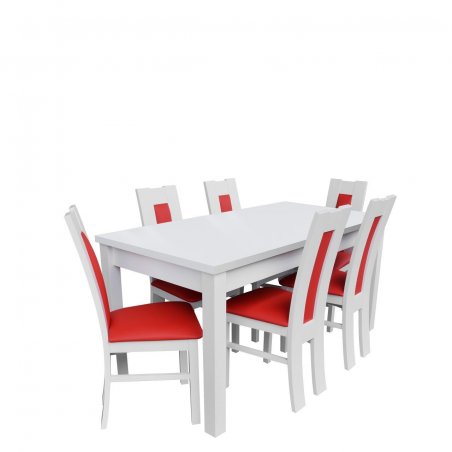 Stół z 6 krzesłami - RK017