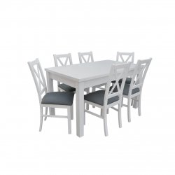 Stół z krzesłami dla 6 osób - RK052