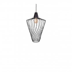 Nowoczesna lampa industrialna Wave Black L 8856