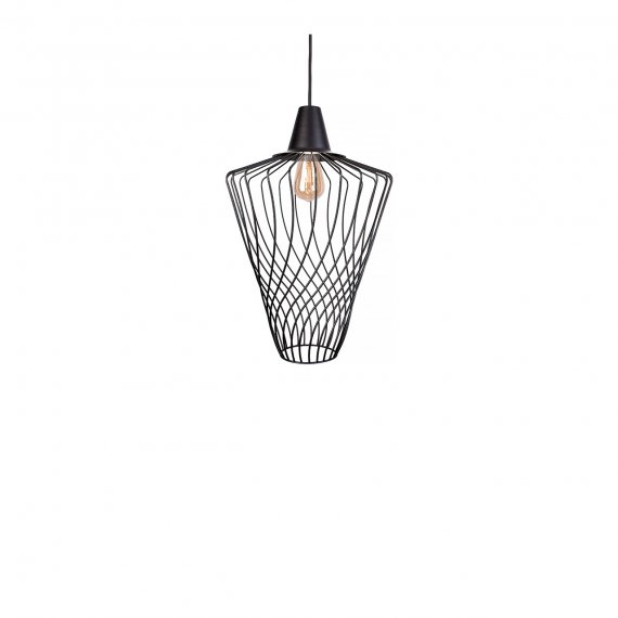 Nowoczesna lampa industrialna Wave Black L 8856 Nowoczesna lampa industrialna Wave Black L 8856