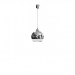 Lampa srebrna kula Globe M 4953