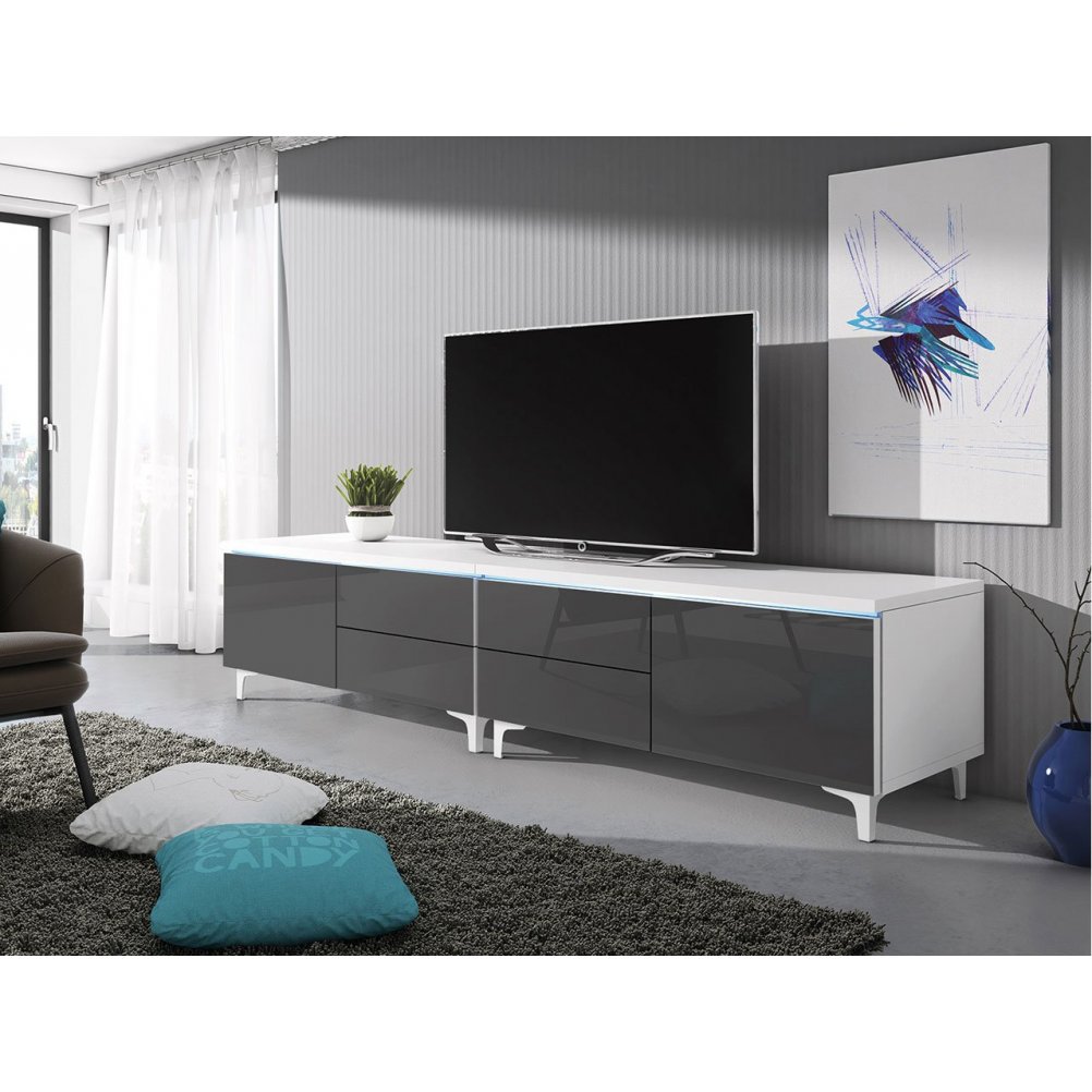 Szafka RTV Cleo XI-W Double L+P Szafka RTV Cleo XI-W Double L+P