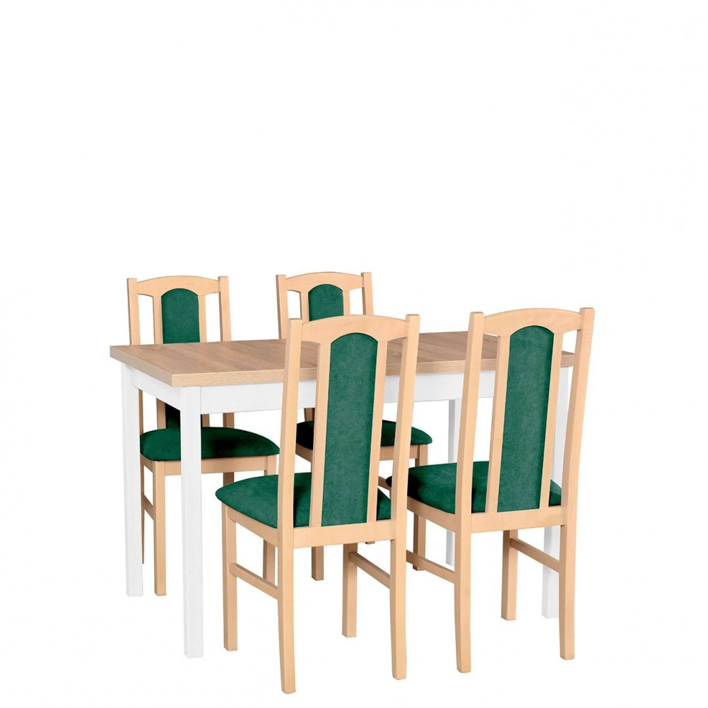 Stół rozkładany z 4 krzesłami - AL02 Stół rozkładany z 4 krzesłami - AL02