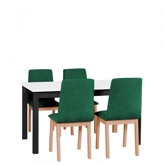 Stół rozkładany z 4 krzesłami - AL05