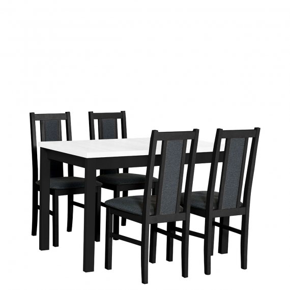 Stół rozkładany z 4 krzesłami - AL08