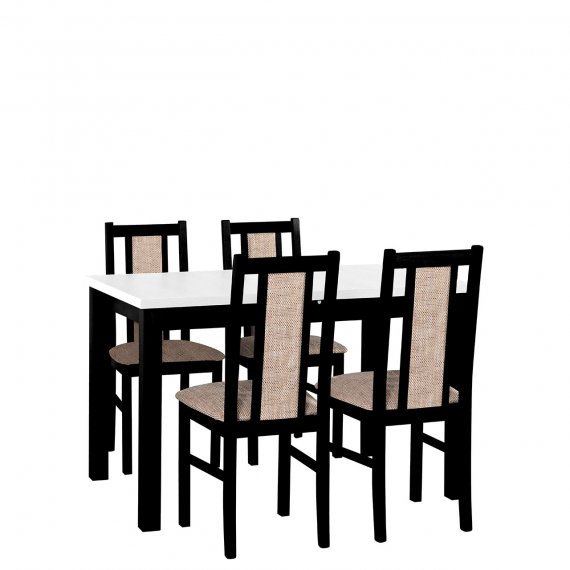 Stół rozkładany z 4 krzesłami - AL11
