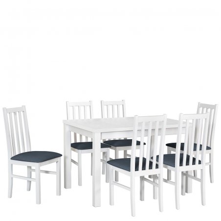 Stół rozkładany z 6 krzesłami - AL18