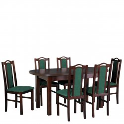 Stół rozkładany z krzesłami dla 6 osób - AL56