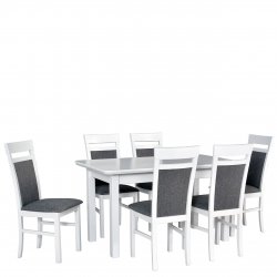 Stół z 6 krzesłami - AL63