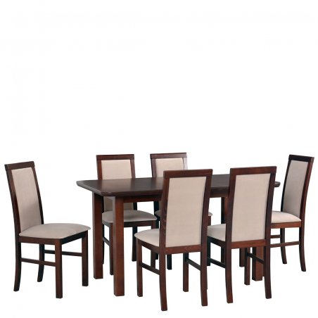 Stół z 6 krzesłami - AL66