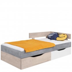 Łóżko z szufladami na pościel Pardwa PR15 / 16 L/P