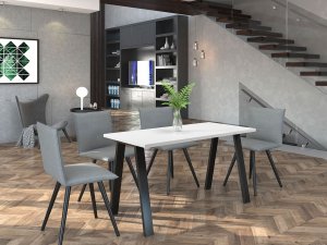 Stół industrialny Klaudian 138x67 Stół industrialny Klaudian 138x67