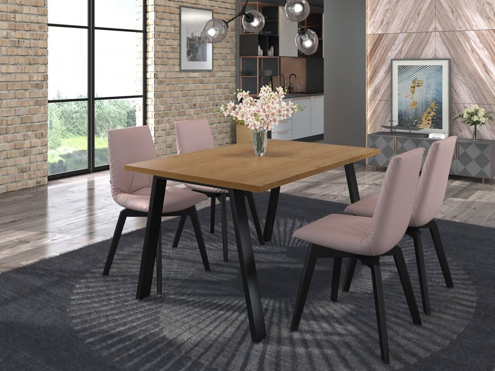 Stół industrialny Klaudian 138x90 Stół industrialny Klaudian 138x90