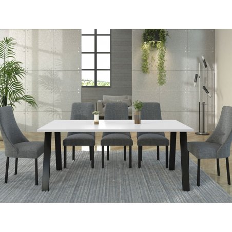 Stół w stylu industrialnym Klaudian 185x90