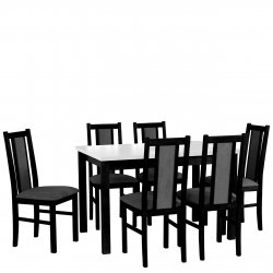 Stół rozkładany z 6 krzesłami - AL12