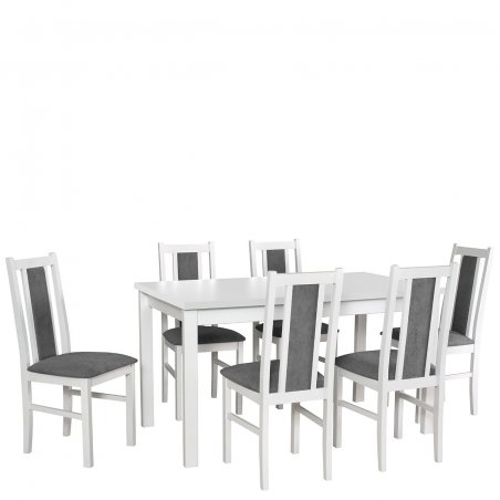 Stół rozkładany z 6 krzesłami - AL20