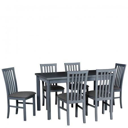 Stół rozkładany z 6 krzesłami - AL30