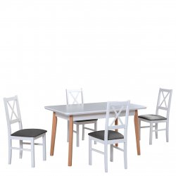 Stół rozkładany z 4 krzesłami - AL53