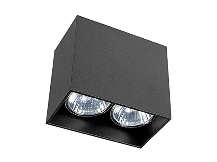 Lampy natynkowe sufitowa Gap black