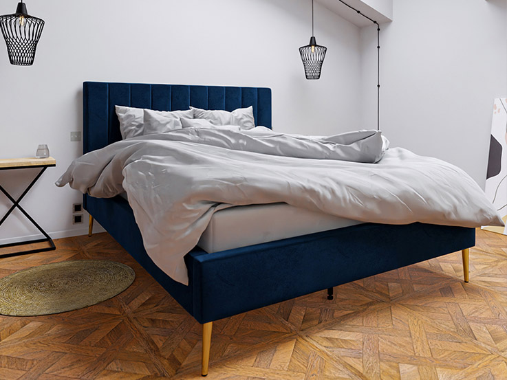 Łóżko tapicerowane Blues