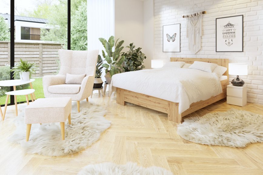 Sypialnia w stylu boho