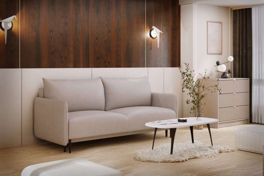 Elegancki pokój gościnny z kącikiem do home office
